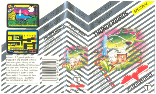 Thunderbirds box art for ZX Spectrum